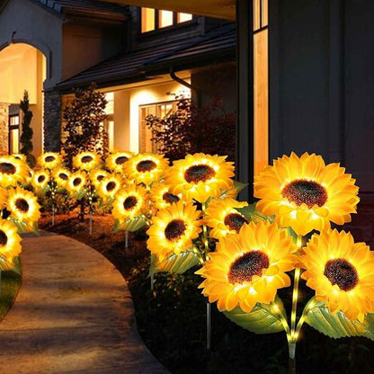 🔥3,155 sold in last 24 hours🔥🌞Solar LED Sunflower Garden Lights-29.6inch/75cm