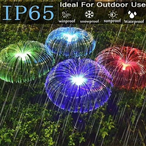 🔥3,155 sold in last 24 hours🔥🎄Solar Garden Changing Jellyfish Lights