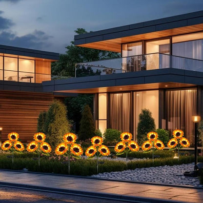 🔥3,155 sold in last 24 hours🔥🌞Solar LED Sunflower Garden Lights-29.6inch/75cm