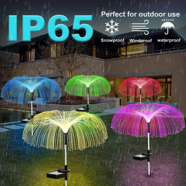 🔥3,155 sold in last 24 hours🔥🎄Solar Garden Changing Jellyfish Lights