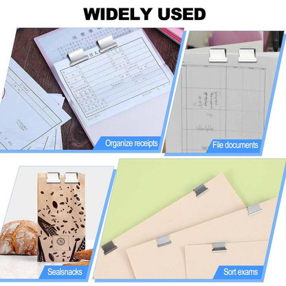 🔥3,155 sold in last 24 hours🔥Portable Binder Clip Stapler - Includes 58 reusable clips