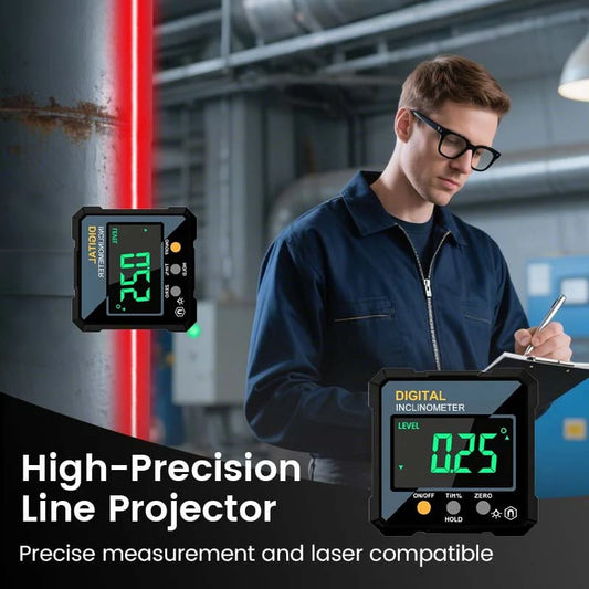 🎁 Warehouse Clearance🏆 10,000 Sold This Week✨ ⏰Magnetic Digital Level Angle Gauge